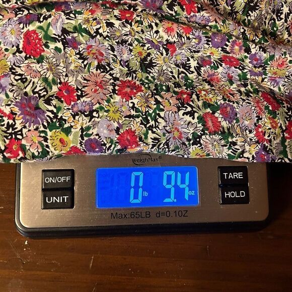 Vintage Liz Claiborne Floral Midi Skirt Pockets Pleats Size 14 - Picture 10 of 10